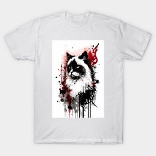 Ragdoll Cat Portrait T-Shirt